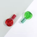 30 ml Custom red green yellow color painting spray perfume spray pump glass bottle with gold pump